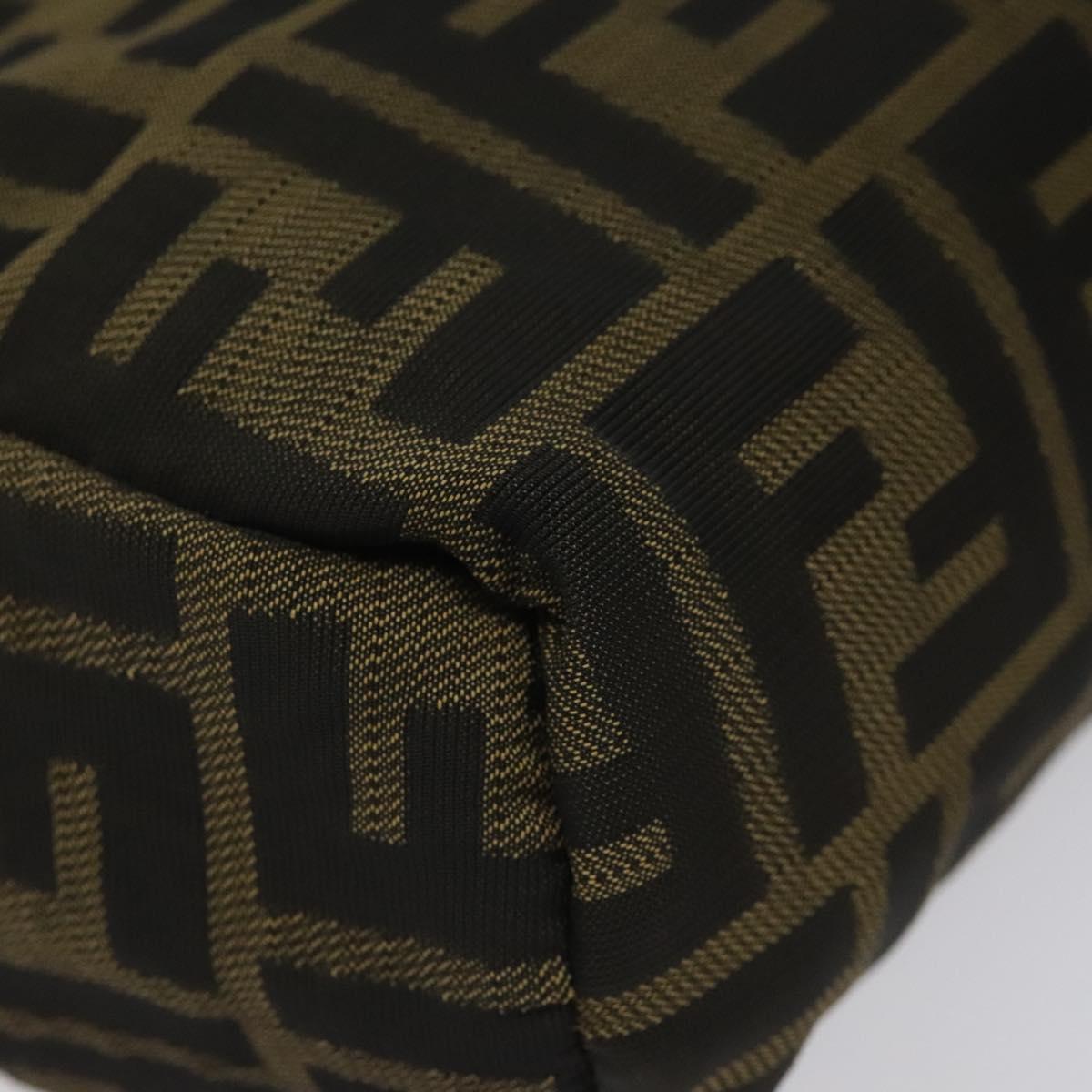 Fendi Zucca Brown Canvas Handbag (Pre-Owned)