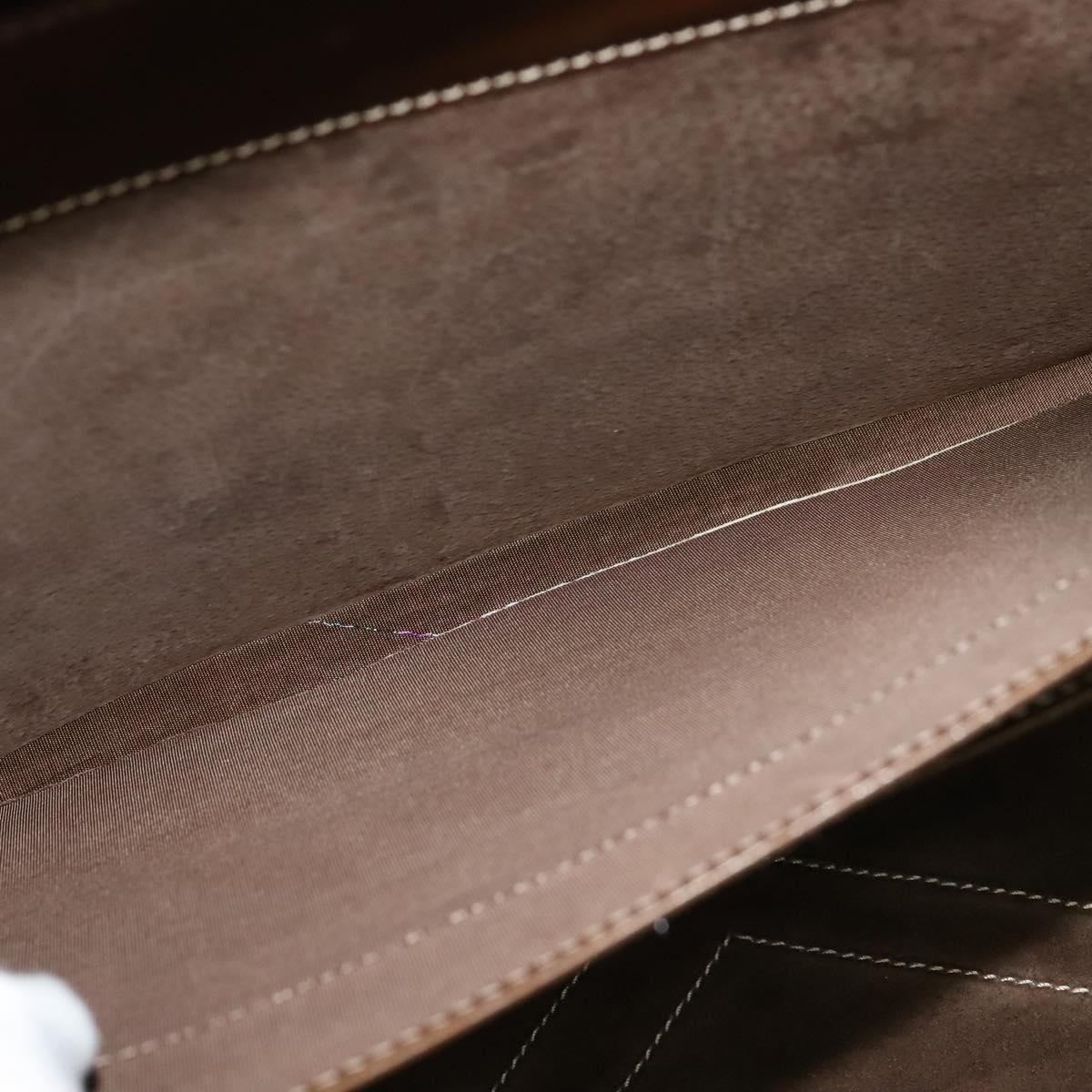Loewe Anagram Beige Leather Briefcase Bag (Pre-Owned)