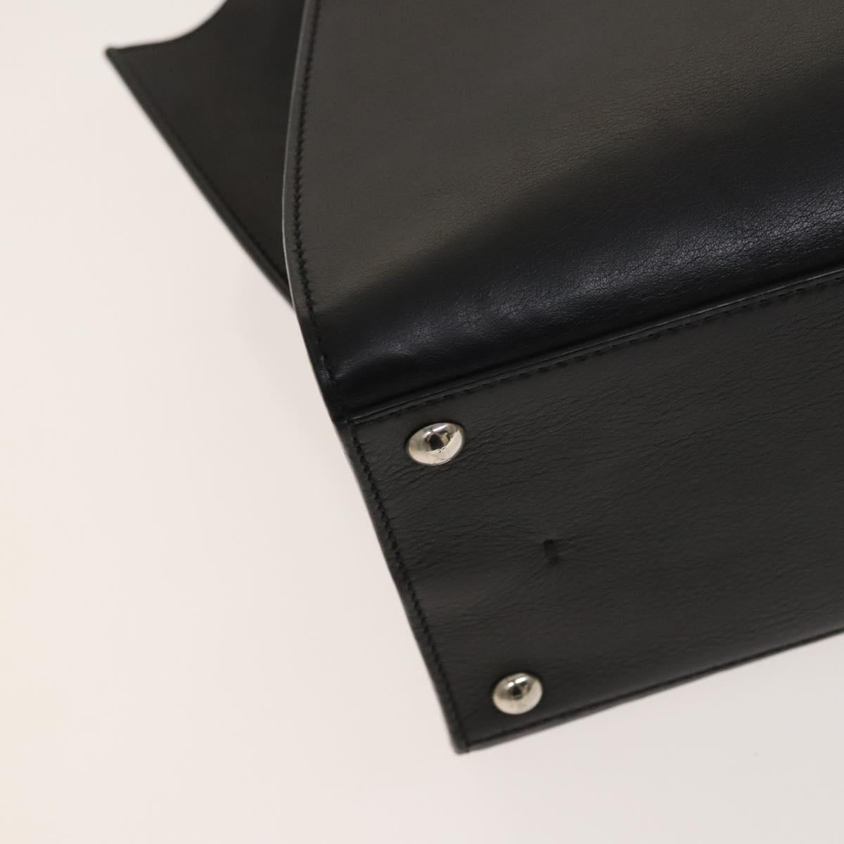 Fendi 3Jours Black Leather Tote Bag (Pre-Owned)