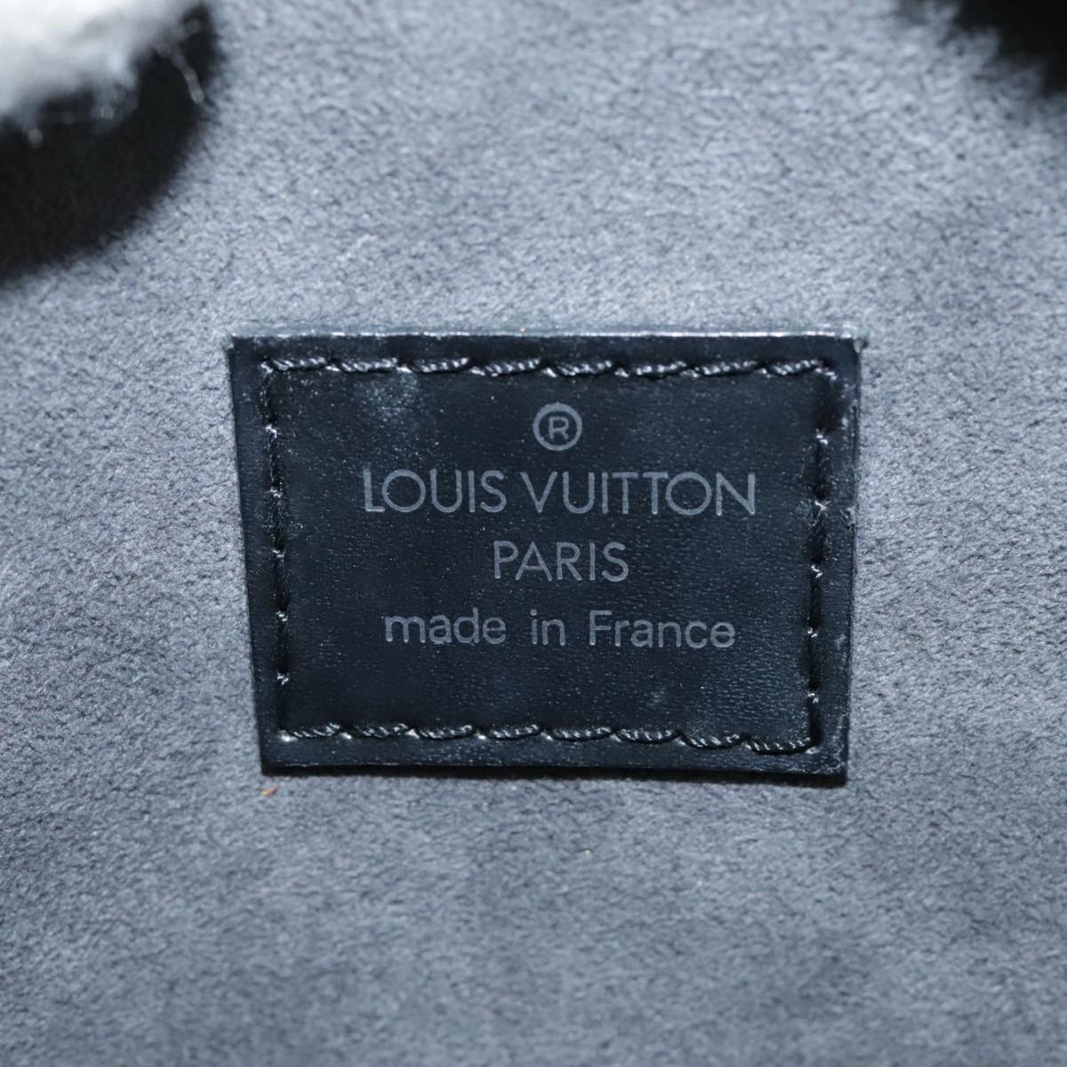 Louis Vuitton Jasmine Black Leather Handbag (Pre-Owned)