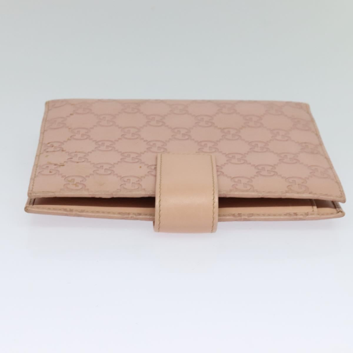 Gucci Couverture Agenda Pink Leather Wallet (Pre-Owned)