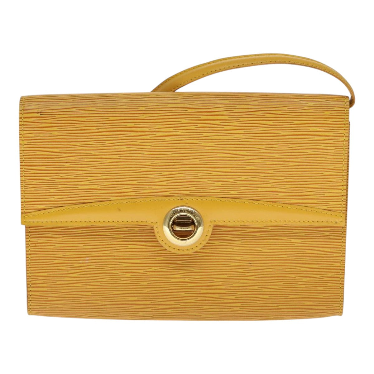 Louis Vuitton Arche Yellow Leather Shoulder Bag (Pre-Owned)