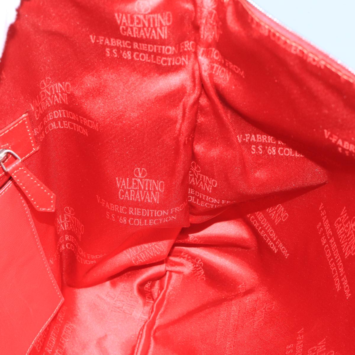Valentino Garavani Red Canvas Tote Bag (Pre-Owned)