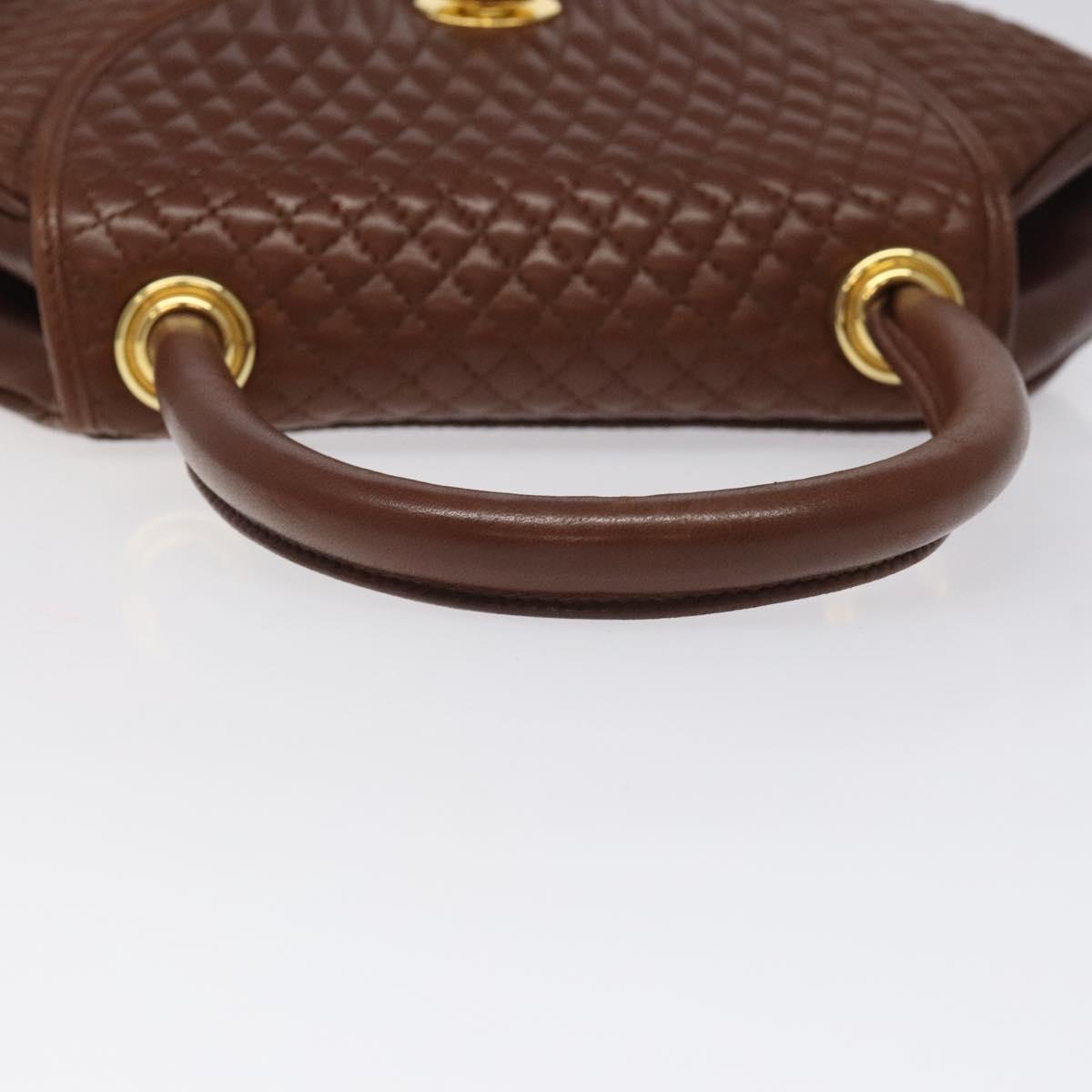 Bally Brown Leather Handbag (Pre-Owned)