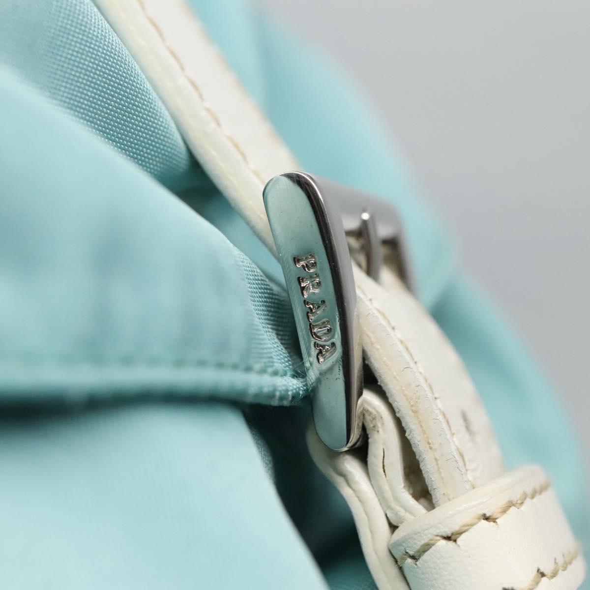 Prada Re-Nylon Blue Canvas Backpack Bag (Pre-Owned)