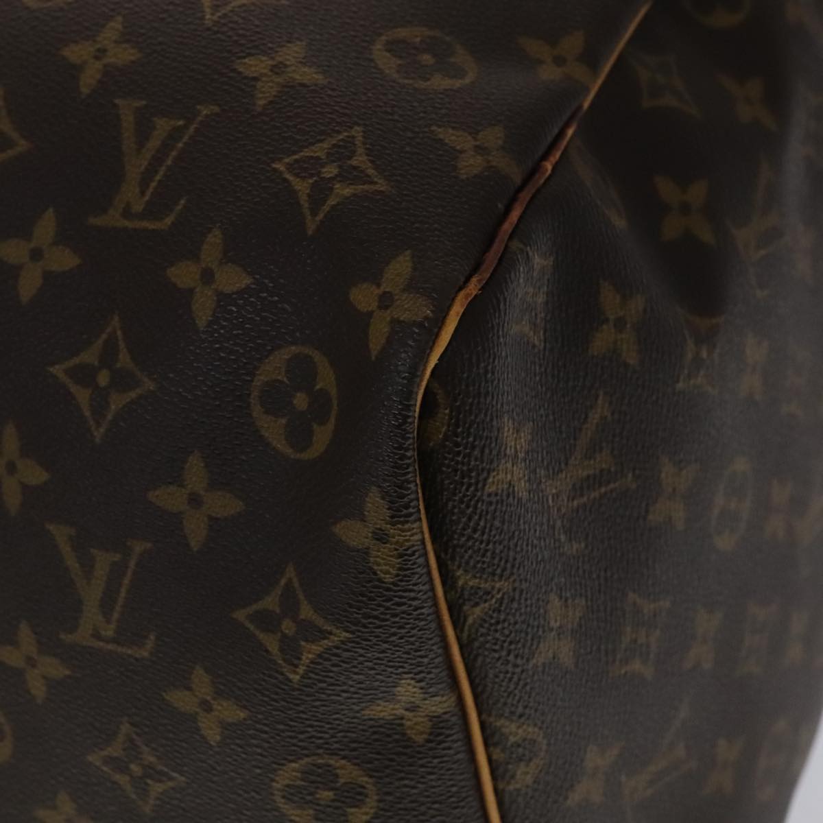 Louis Vuitton Keepall 60 Brown Canvas Travel Bag (Pre-Owned)