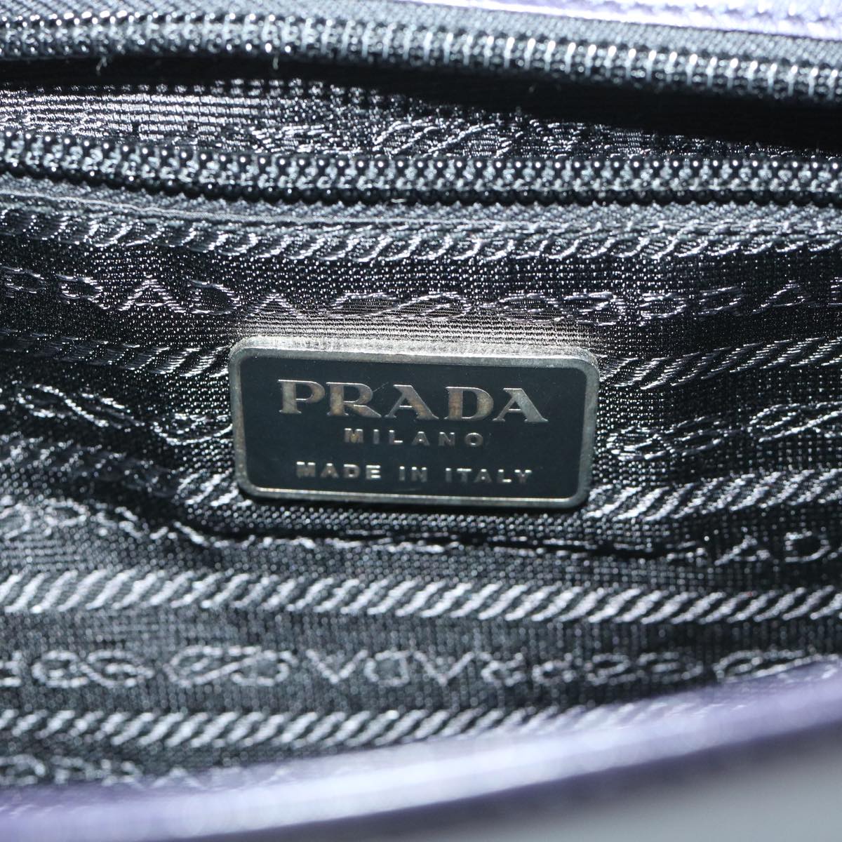 Prada Diagramme Black Leather Shoulder Bag (Pre-Owned)