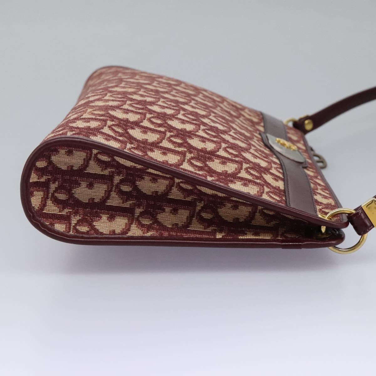 Dior Trotter Red Canvas Shoulder Bag (Pre-Owned)
