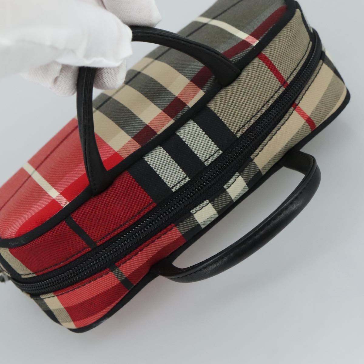Burberry Nova Check Multicolour Canvas Handbag (Pre-Owned)
