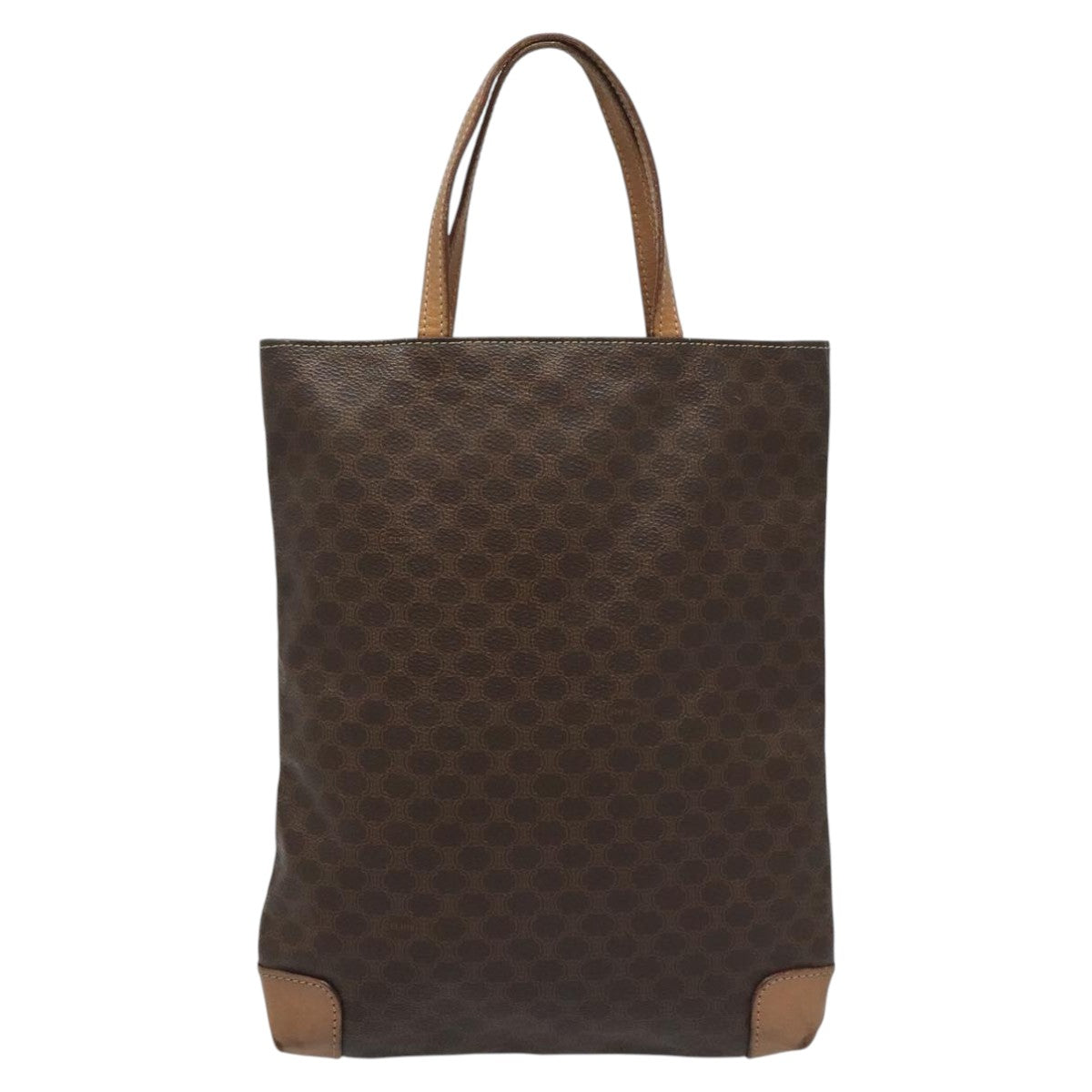 Céline Macadam Brown Canvas Handbag (Pre-Owned)