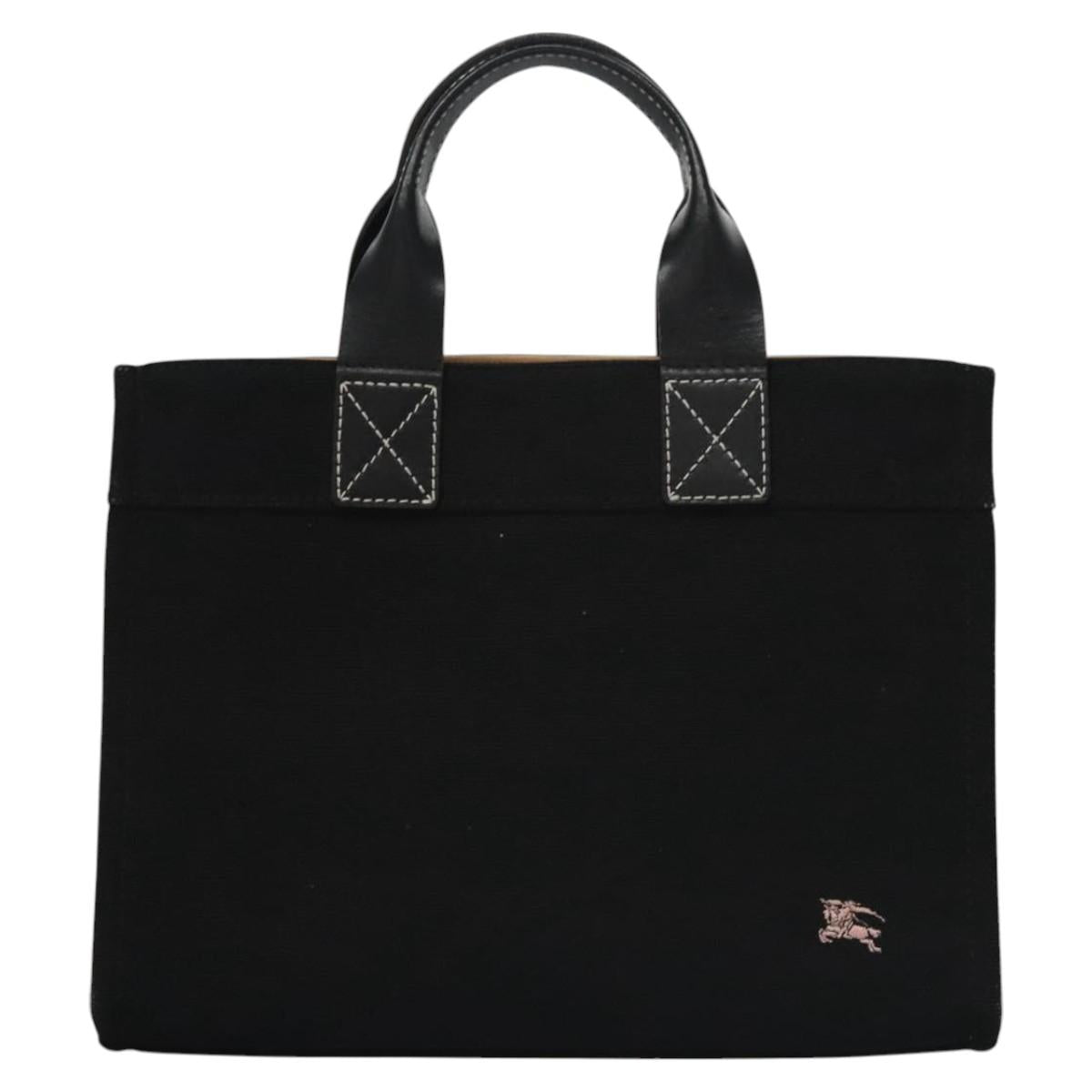 Burberry Blue Label Black Canvas Handbag (Pre-Owned)