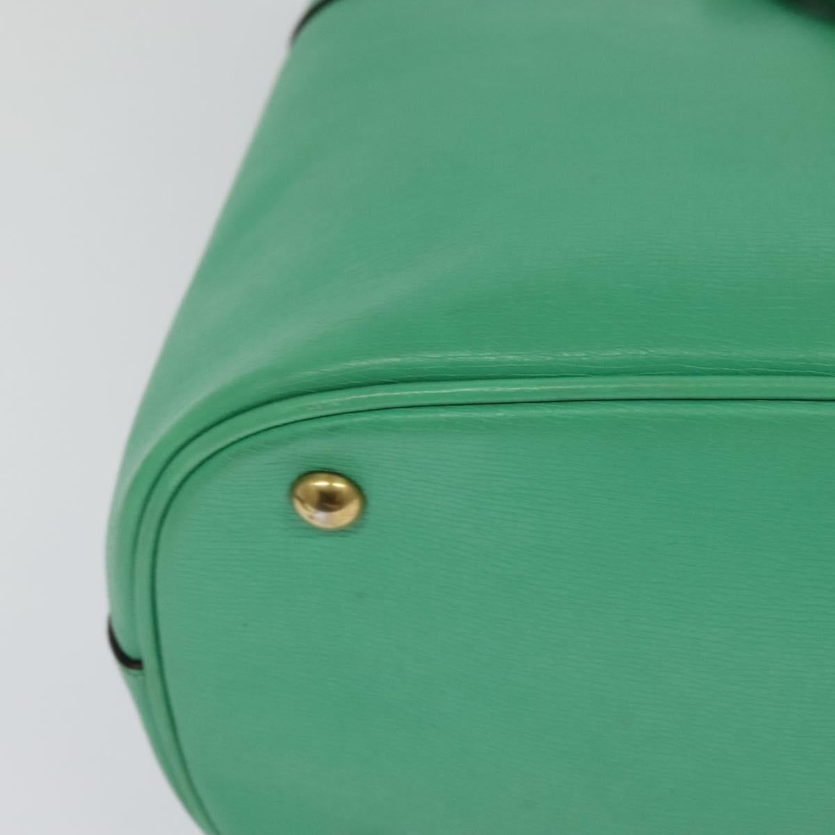 Gucci Britt Green Leather Handbag (Pre-Owned)
