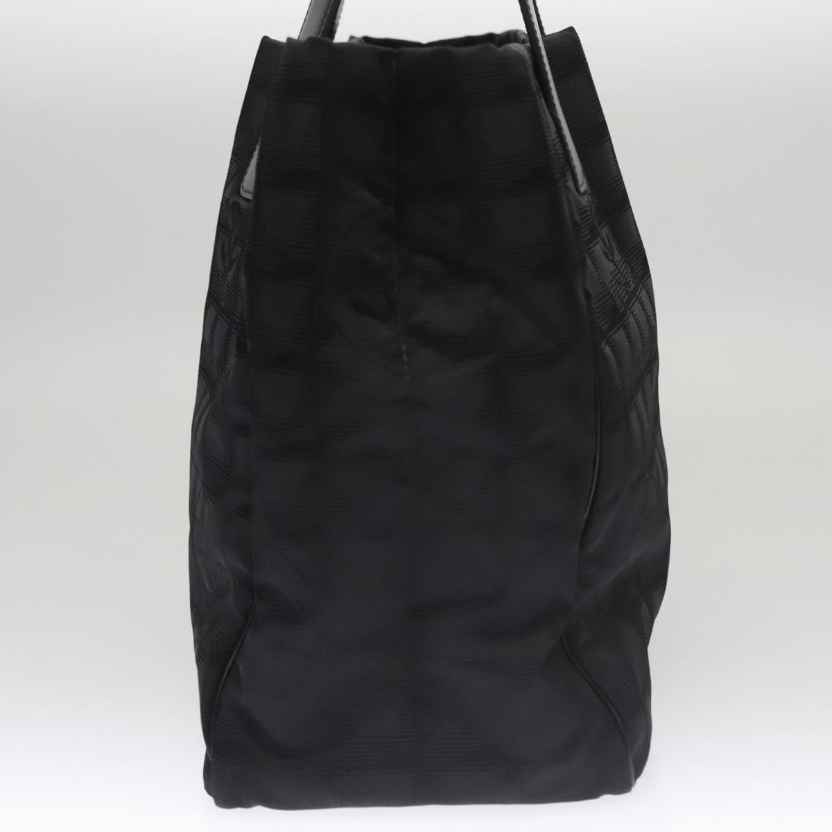 Chanel Travel Line Black Synthetic Tote Bag (Pre-Owned)