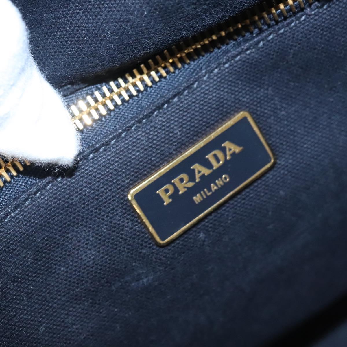 Prada Canapa Multicolour Canvas Handbag (Pre-Owned)