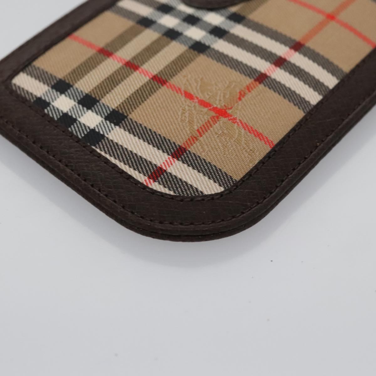Burberry Nova Check Beige Canvas Wallet (Pre-Owned)