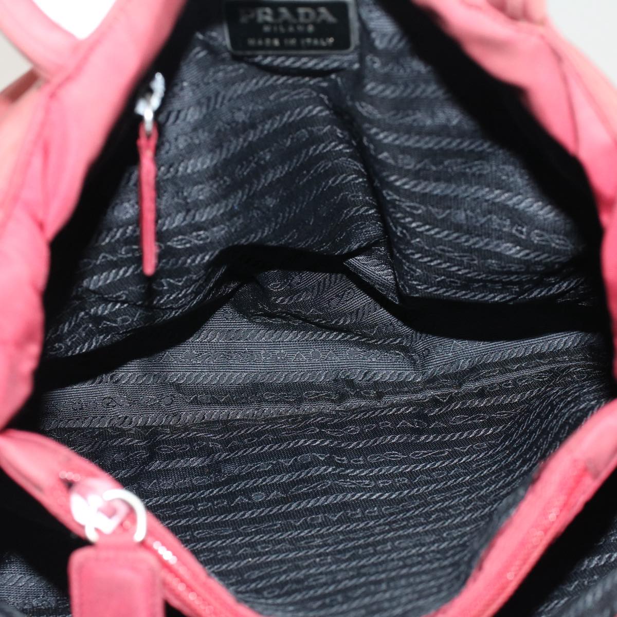 Prada Tessuto Red Synthetic Handbag (Pre-Owned)