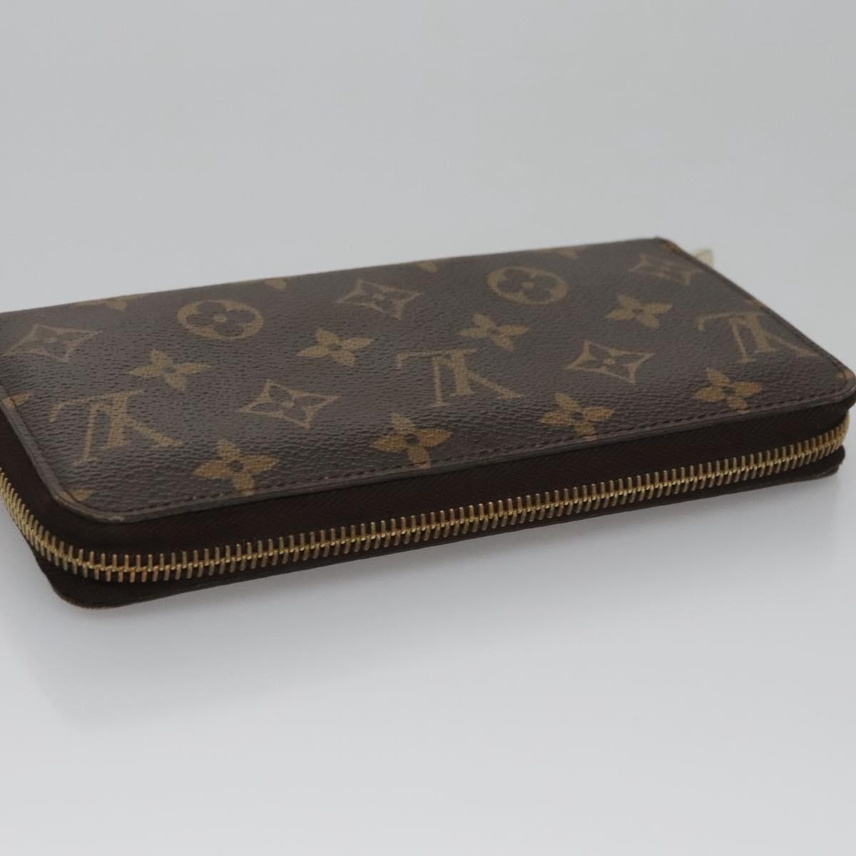 Louis Vuitton Zippy Wallet Brown Canvas Wallet (Pre-Owned)