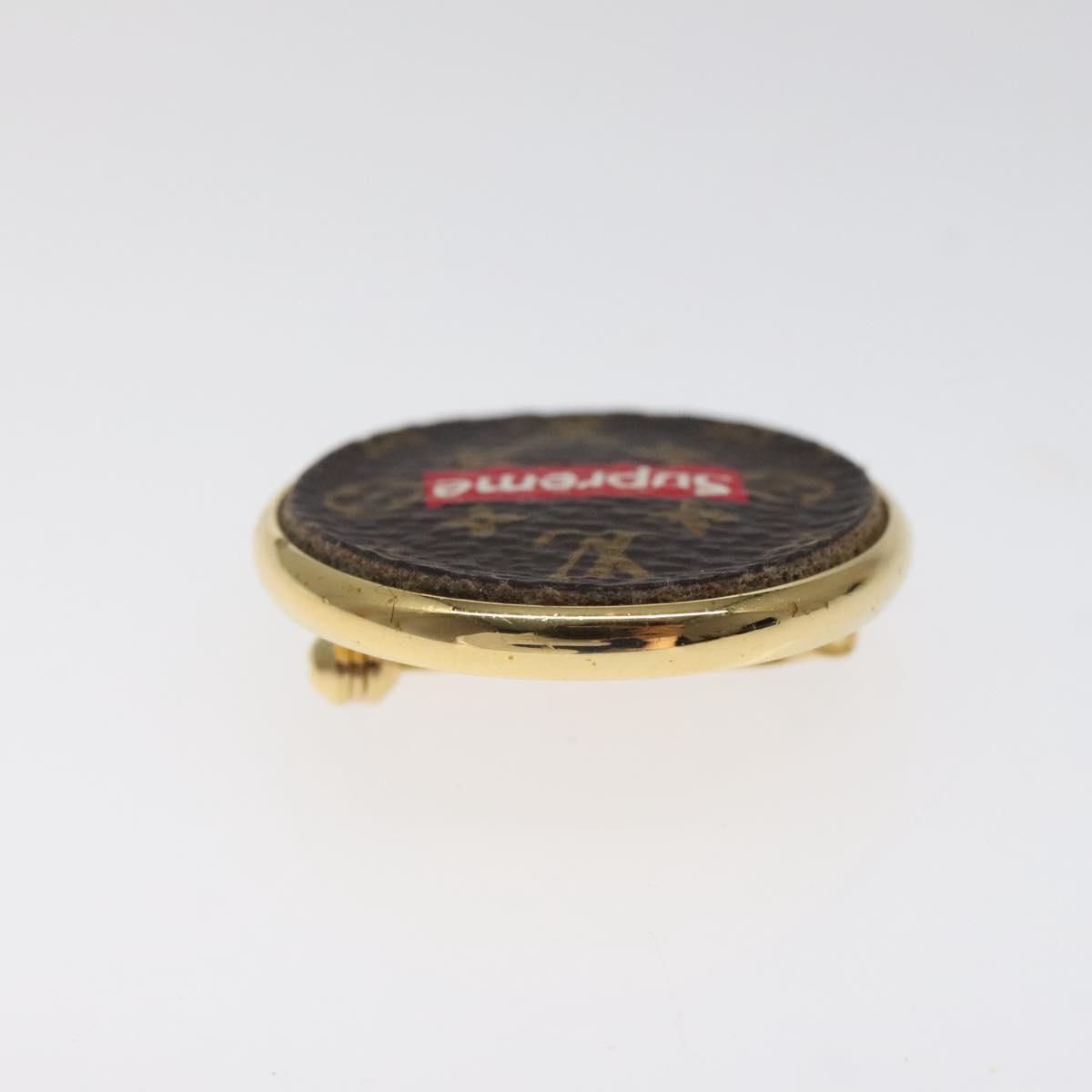 Louis Vuitton Gold Gold Plated Brooch Jewelry (Pre-Owned)