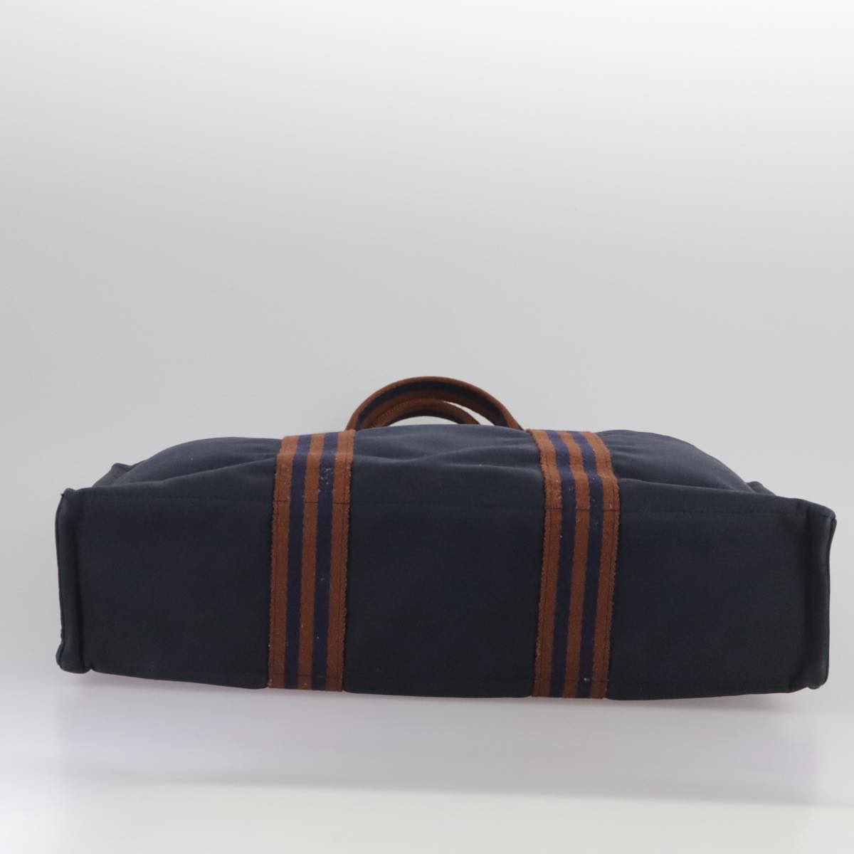 Hermès Toto Navy Canvas Tote Bag (Pre-Owned)