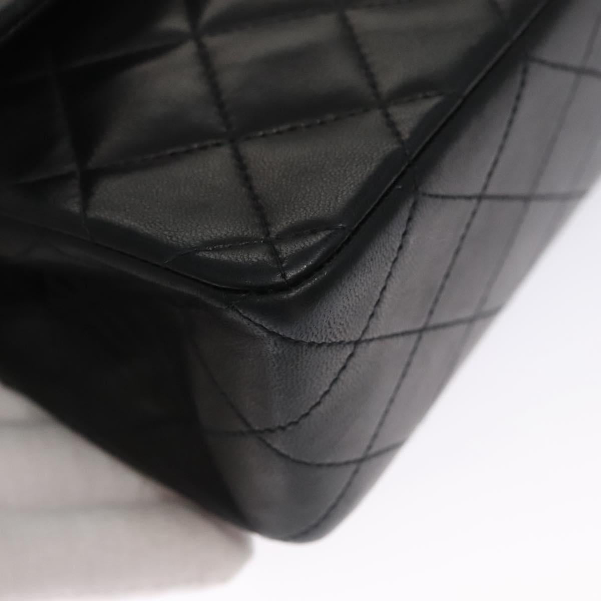 Chanel Timeless Black Leather Shoulder Bag (Pre-Owned)