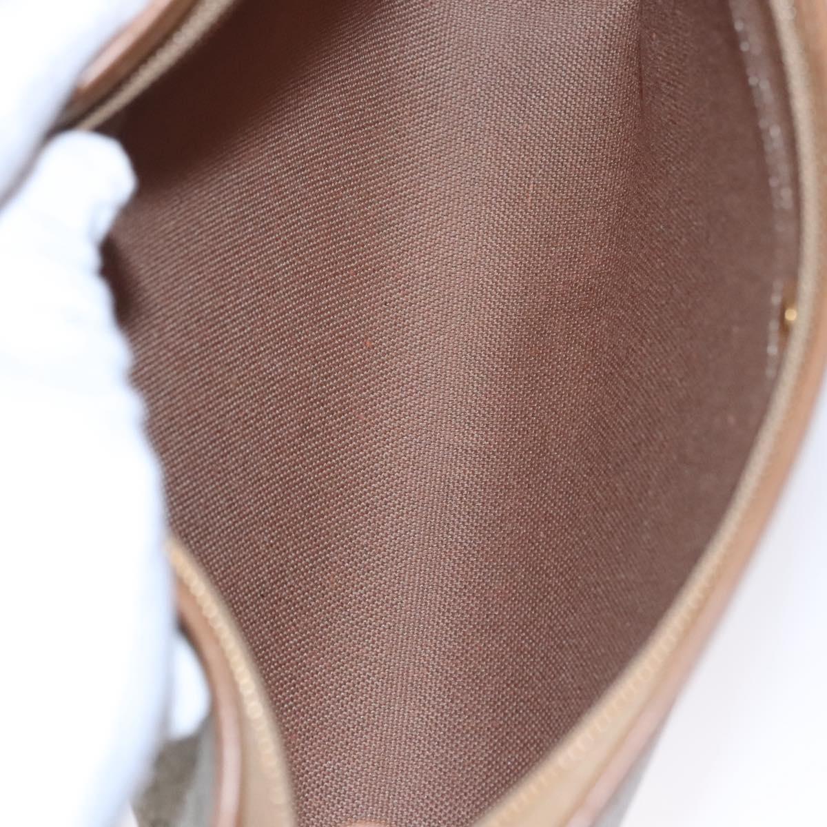 Dior Honeycomb Beige Canvas Clutch Bag (Pre-Owned)