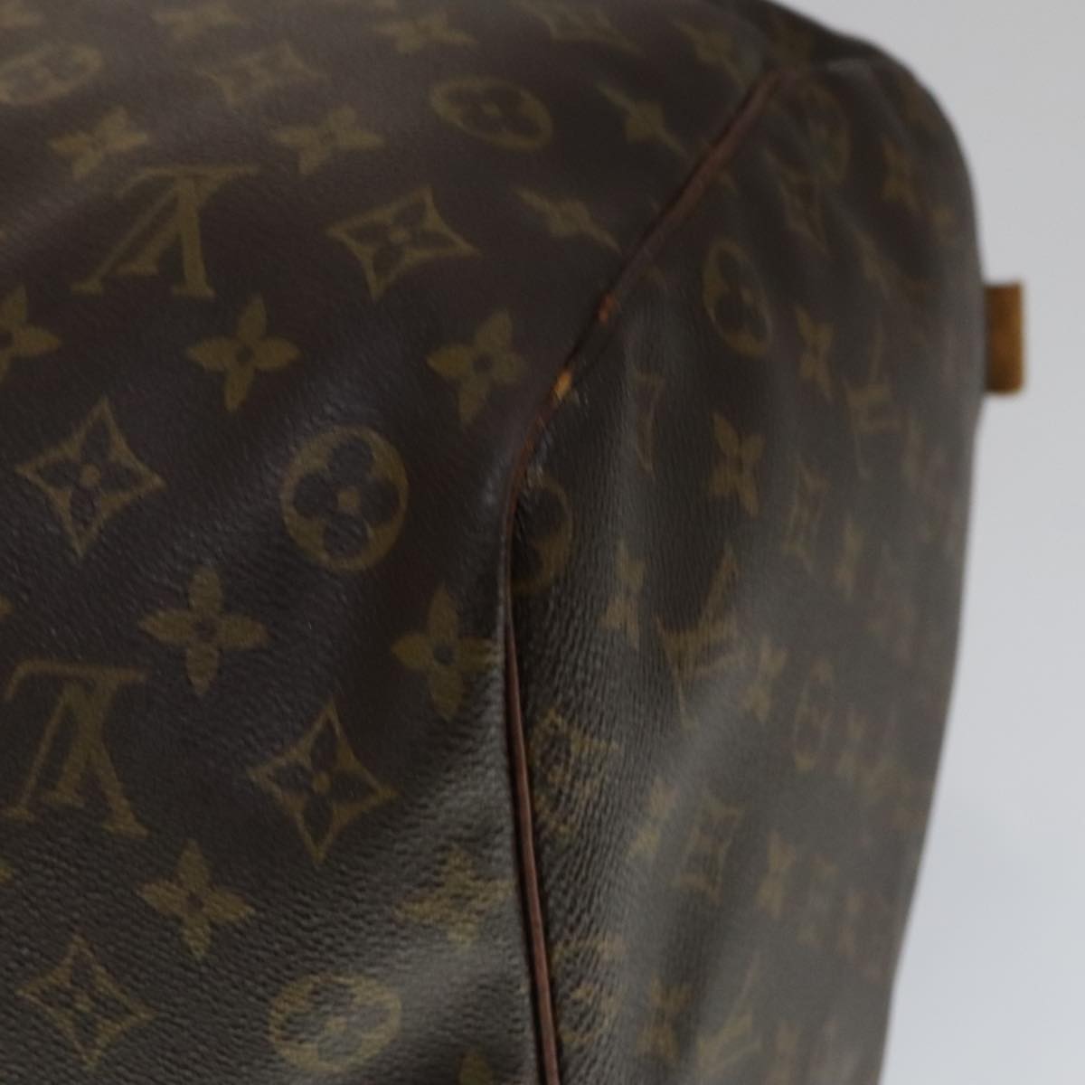 Louis Vuitton Keepall 60 Brown Canvas Travel Bag (Pre-Owned)