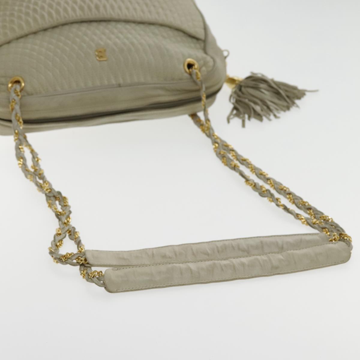 Bally Beige Leather Shoulder Bag (Pre-Owned)