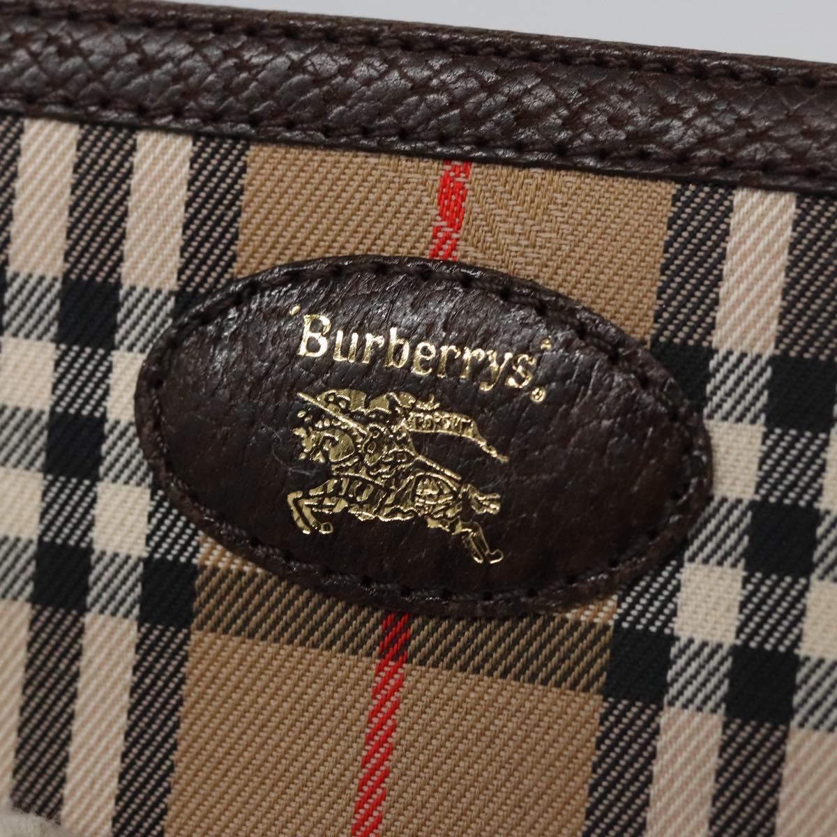 Burberry Nova Check Beige Canvas Wallet (Pre-Owned)
