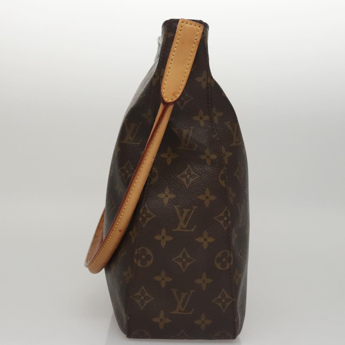 Louis Vuitton Looping Gm Brown Canvas Shoulder Bag (Pre-Owned)