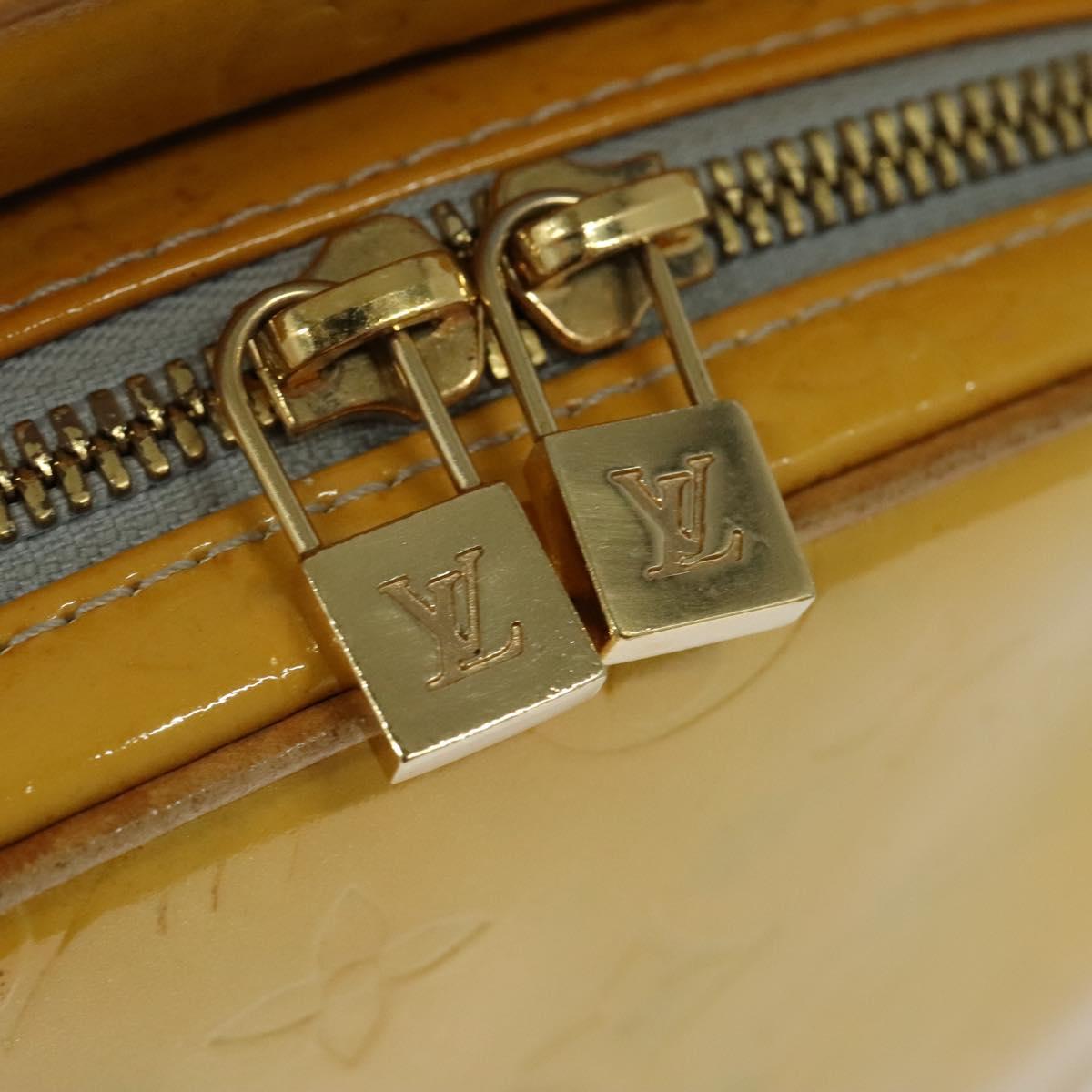 Louis Vuitton Wooster Yellow Patent Leather Shoulder Bag (Pre-Owned)