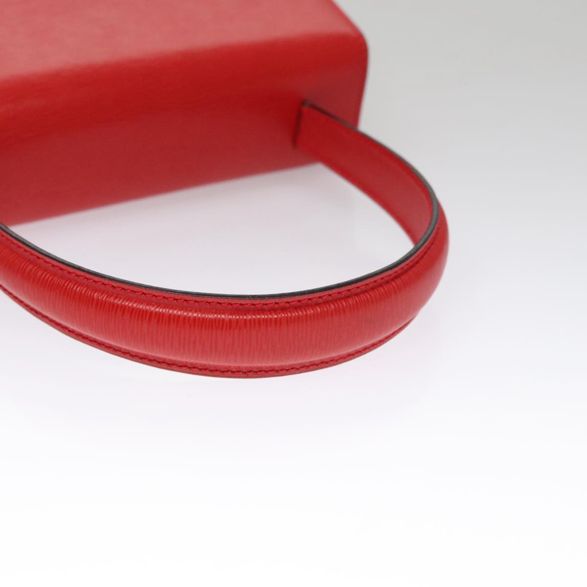 Céline Triomphe Red Leather Handbag (Pre-Owned)