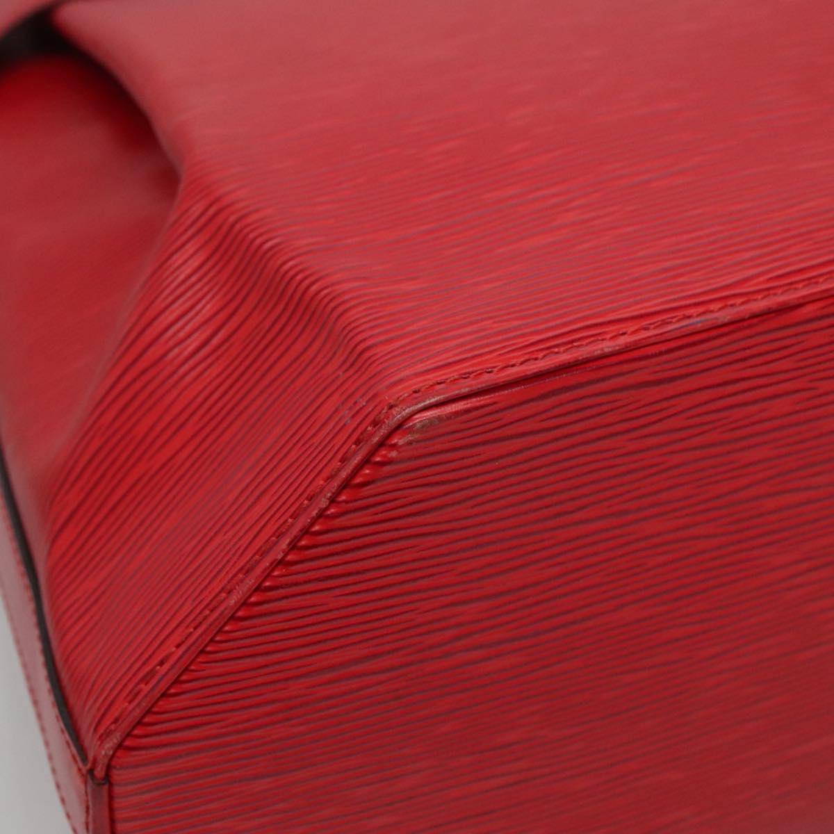 Louis Vuitton Sac D'épaule Red Leather Shoulder Bag (Pre-Owned)