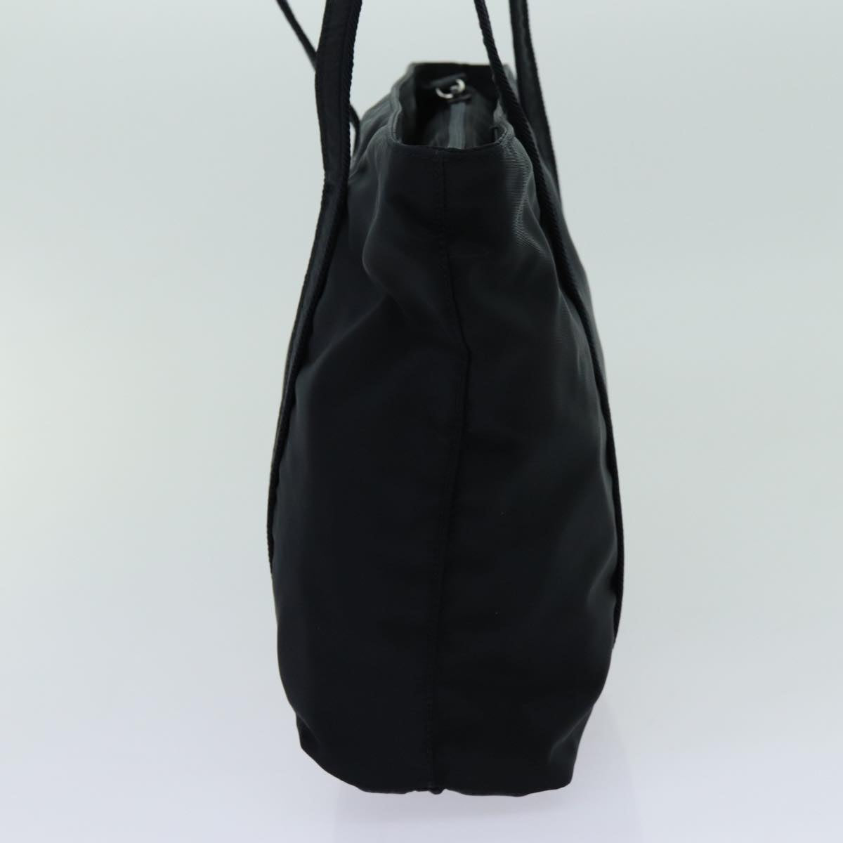 Prada Tessuto Black Synthetic Shoulder Bag (Pre-Owned)