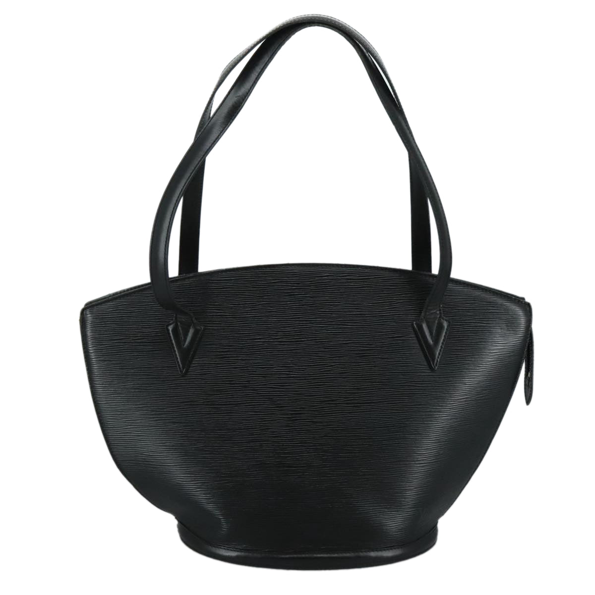 Louis Vuitton Saint Jacques Black Leather Shoulder Bag (Pre-Owned)