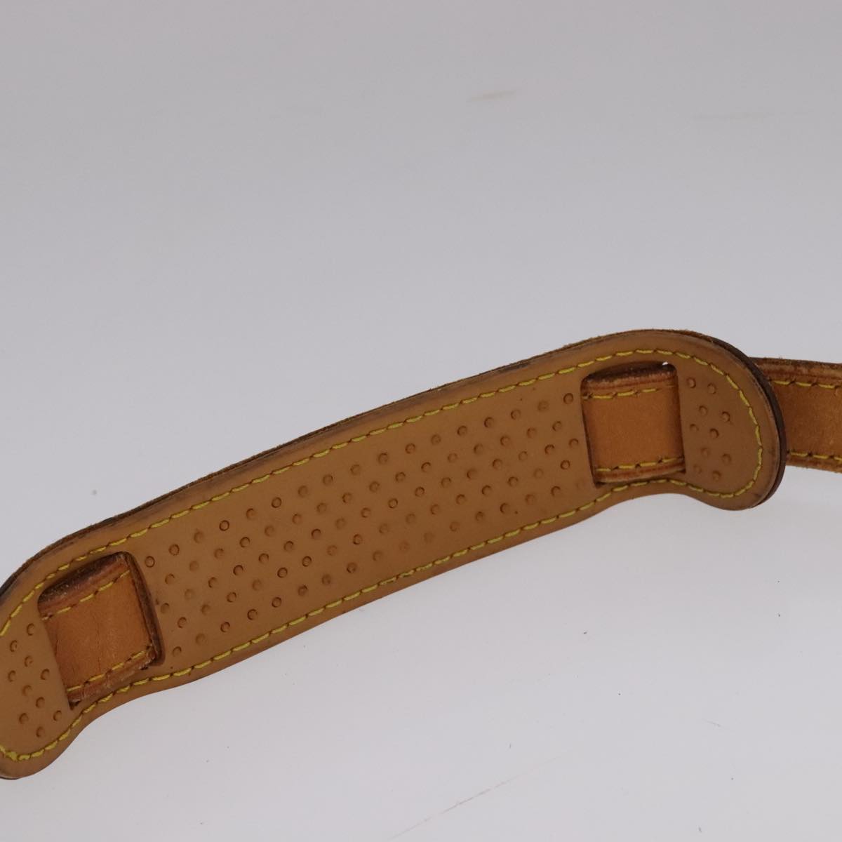 Louis Vuitton Shoulder Strap Beige Leather Bag Jewelry (Pre-Owned)
