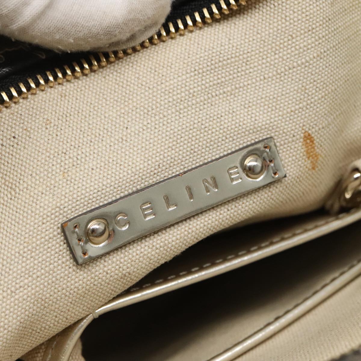 Céline Horse Carriage Black Canvas Tote Bag (Pre-Owned)