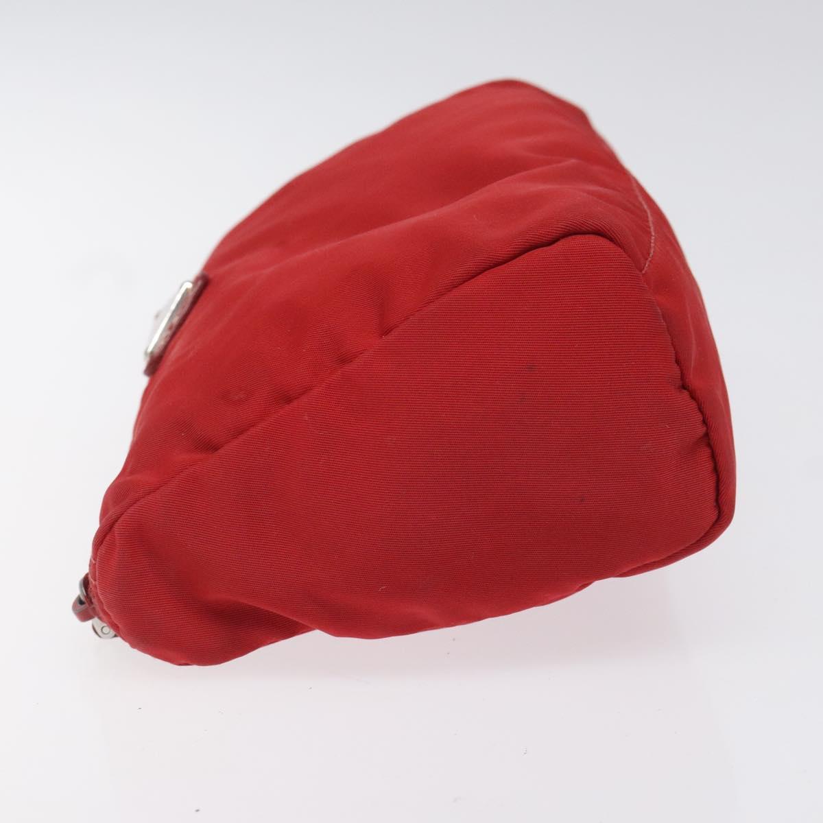 Prada Red Synthetic Clutch Bag (Pre-Owned)