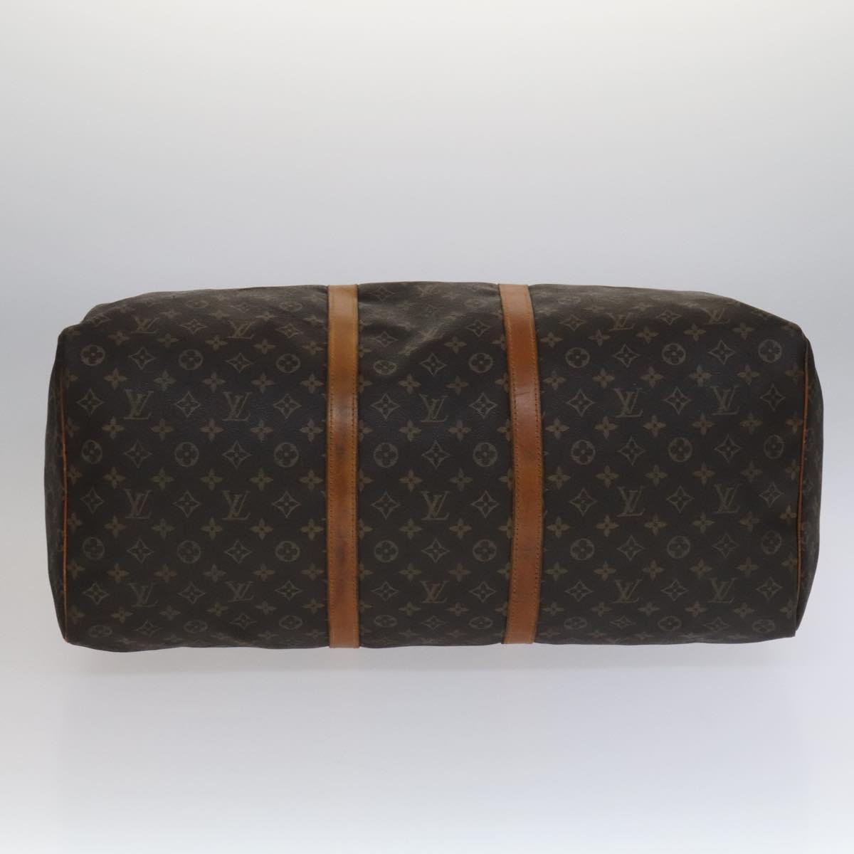 Louis Vuitton Keepall 60 Brown Canvas Travel Bag (Pre-Owned)
