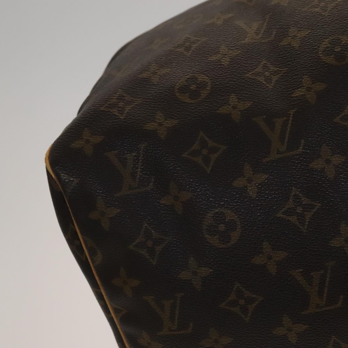 Louis Vuitton Keepall 55 Brown Canvas Travel Bag (Pre-Owned)