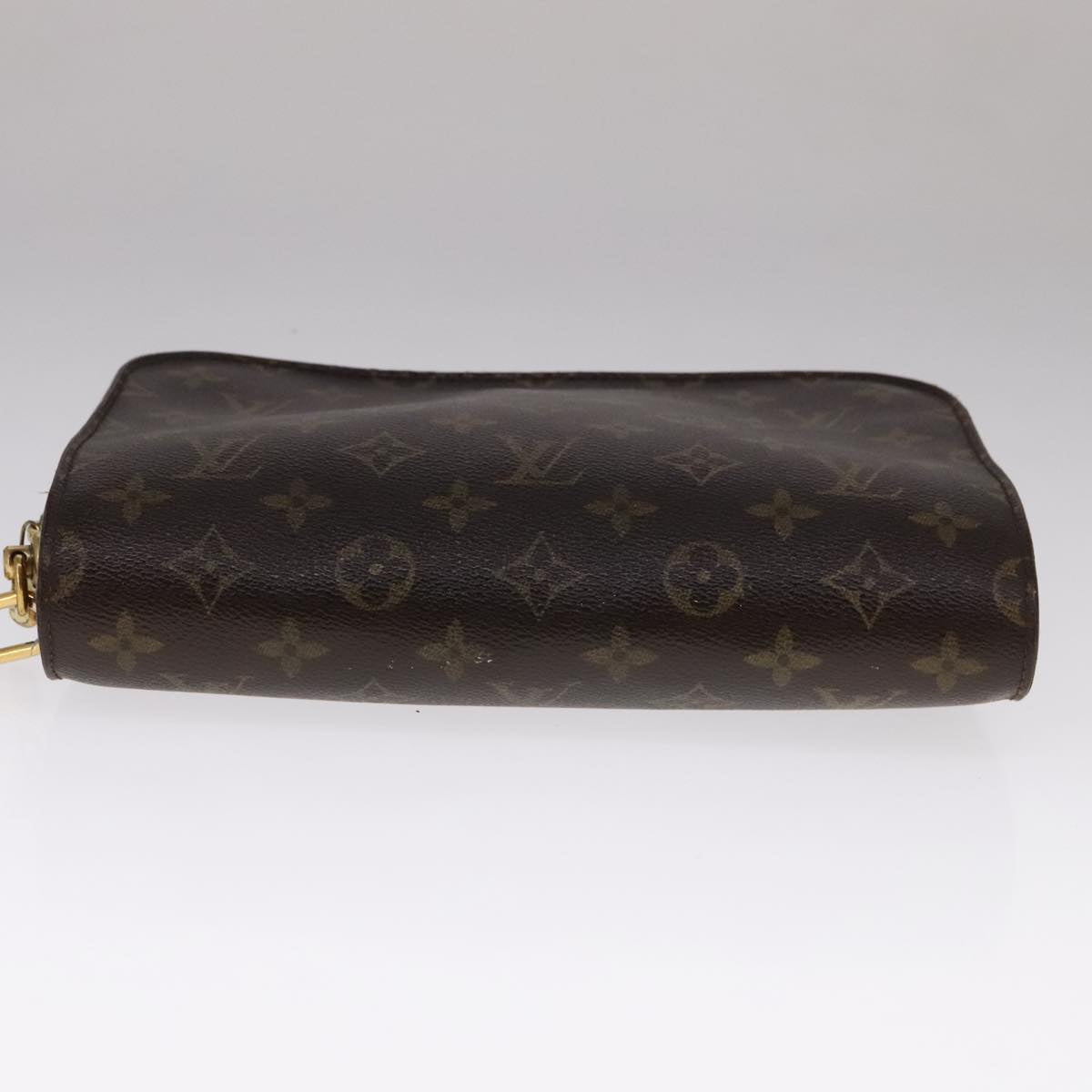 Louis Vuitton Orsay Brown Canvas Clutch Bag (Pre-Owned)