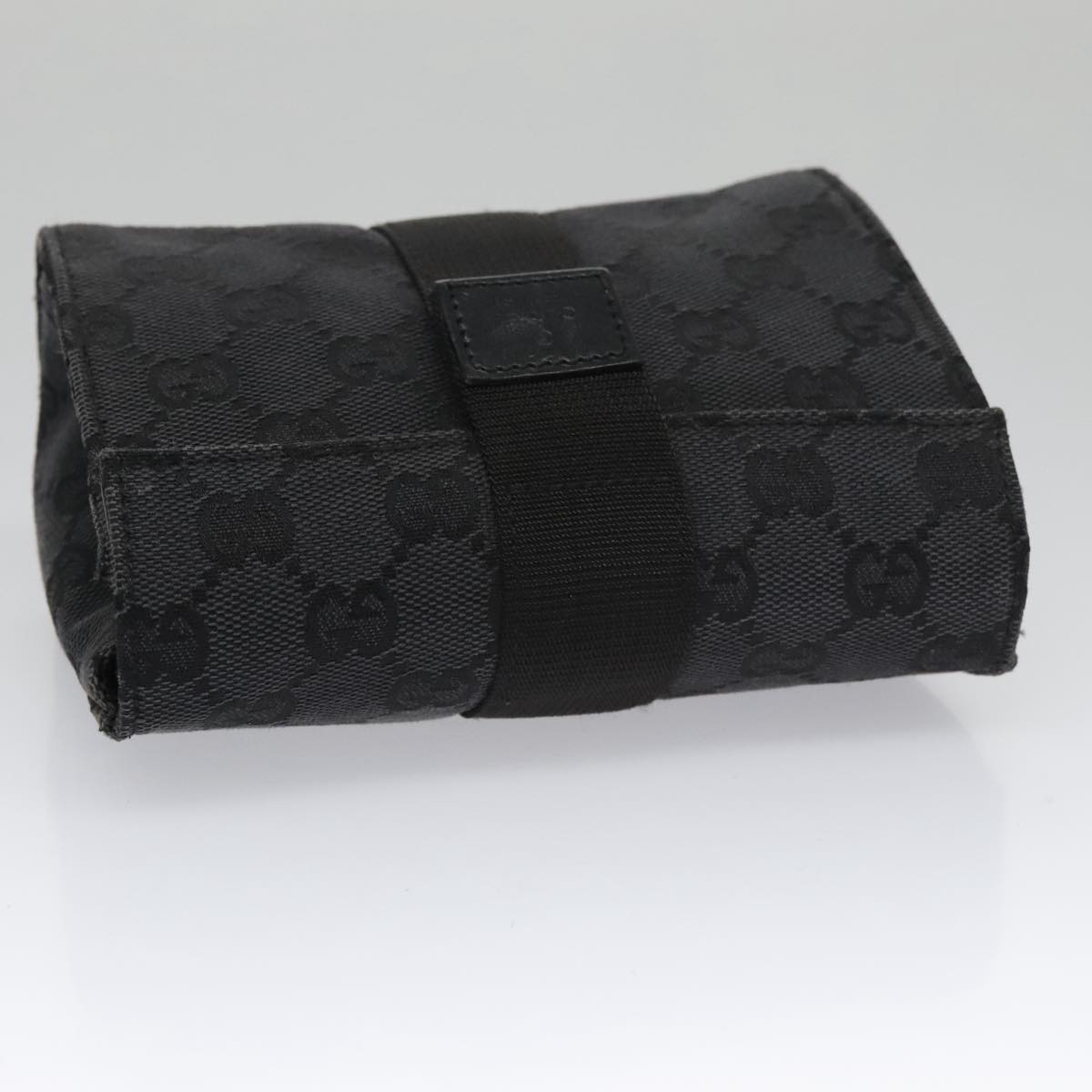 Gucci Gg Canvas Black Canvas Clutch Bag (Pre-Owned)