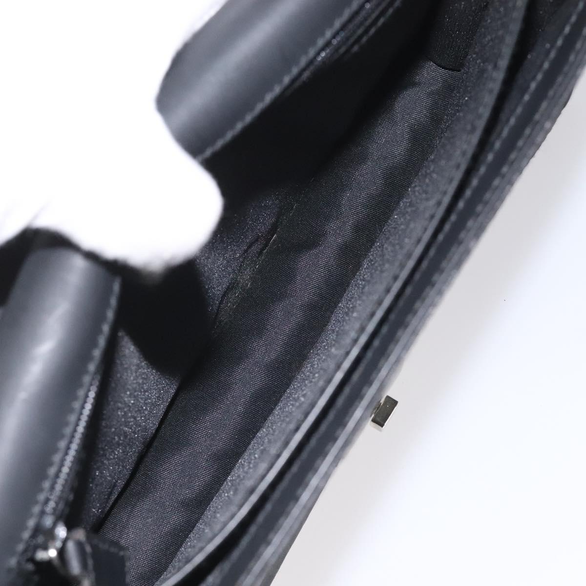 Gucci Gg Canvas Black Canvas Clutch Bag (Pre-Owned)