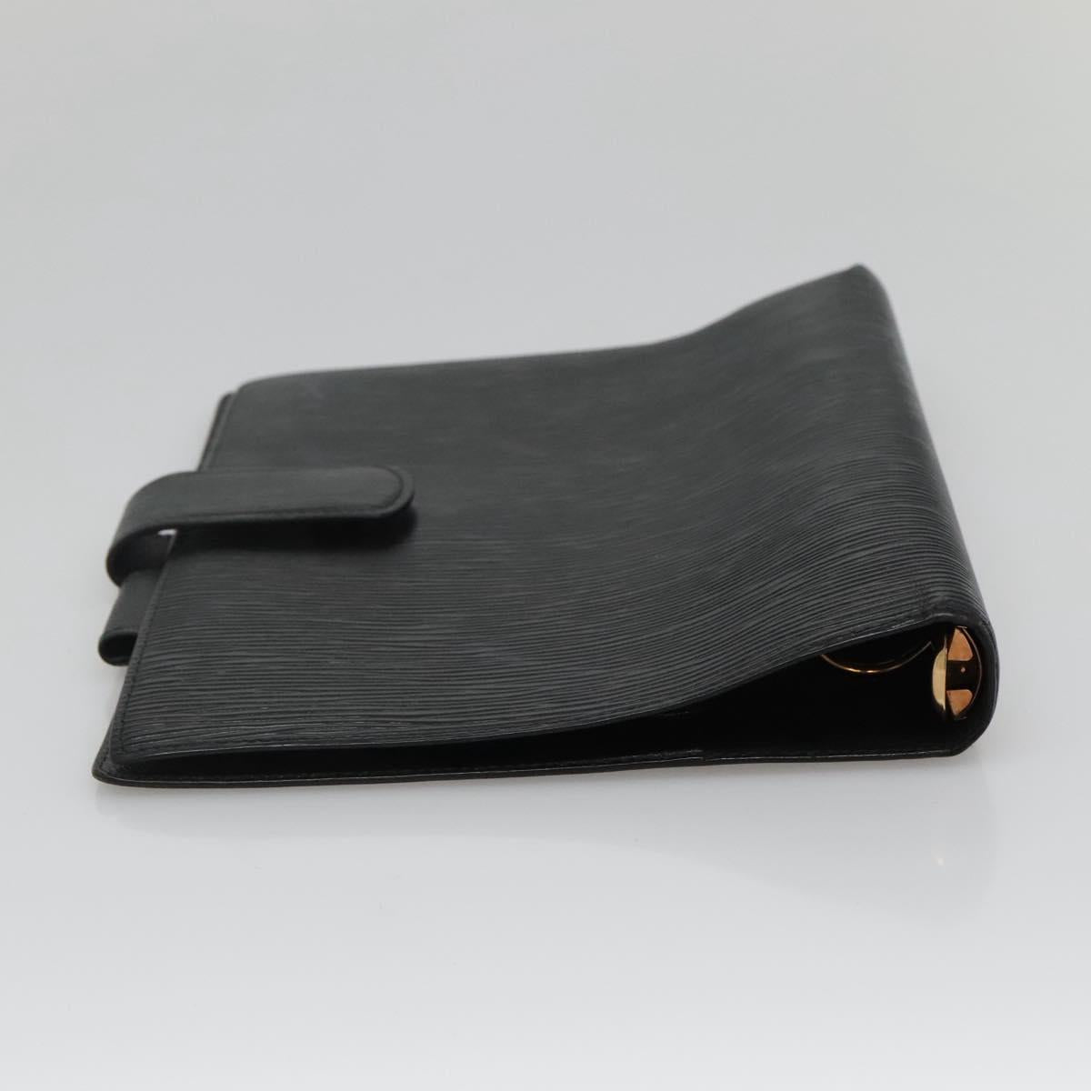 Louis Vuitton Agenda Cover Black Leather Wallet (Pre-Owned)