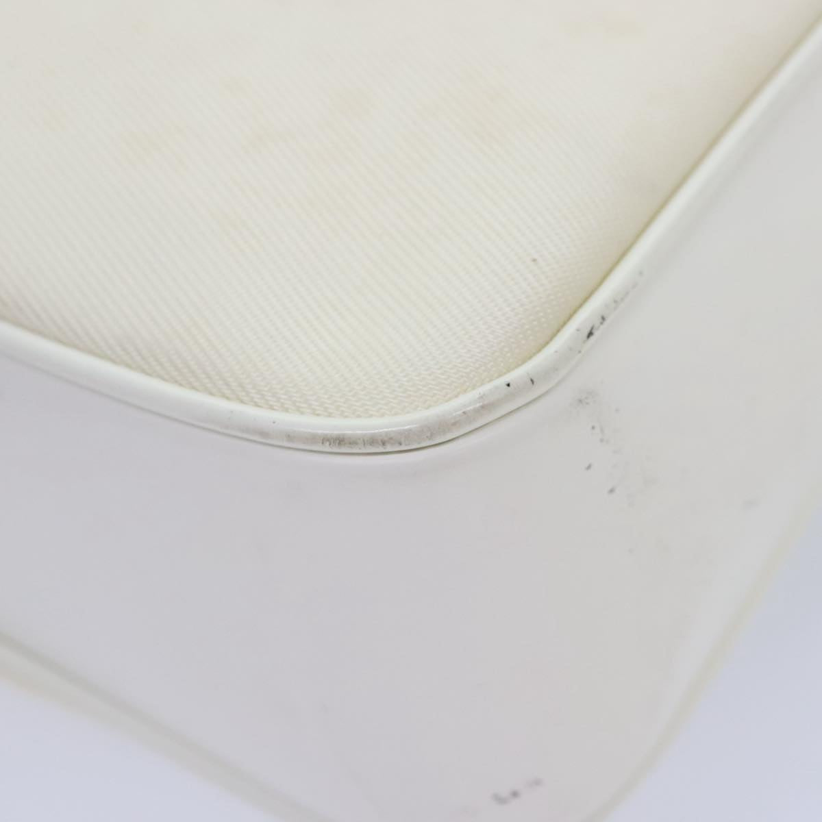 Gucci Bamboo White Leather Handbag (Pre-Owned)