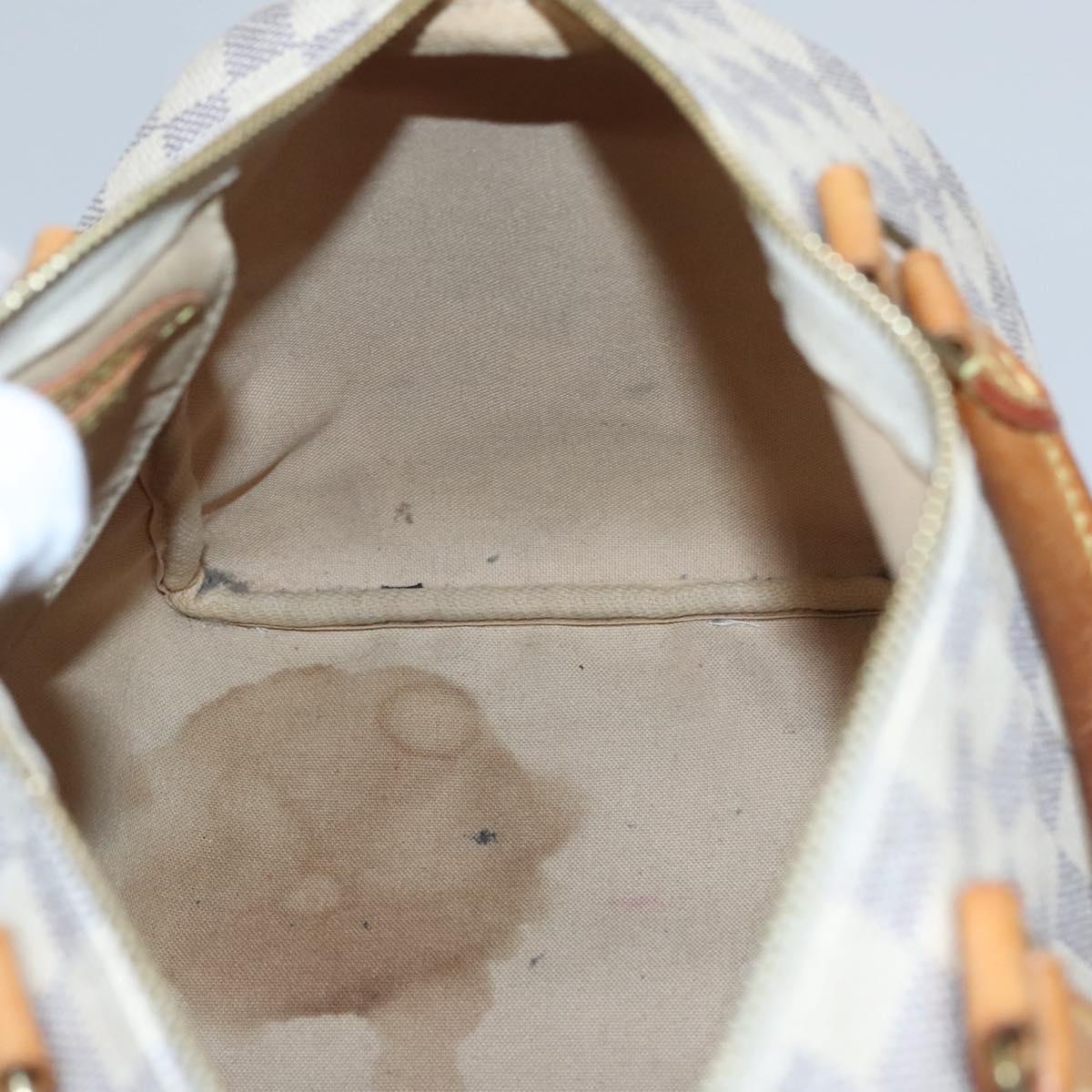 Louis Vuitton Speedy 30 White Canvas Handbag (Pre-Owned)
