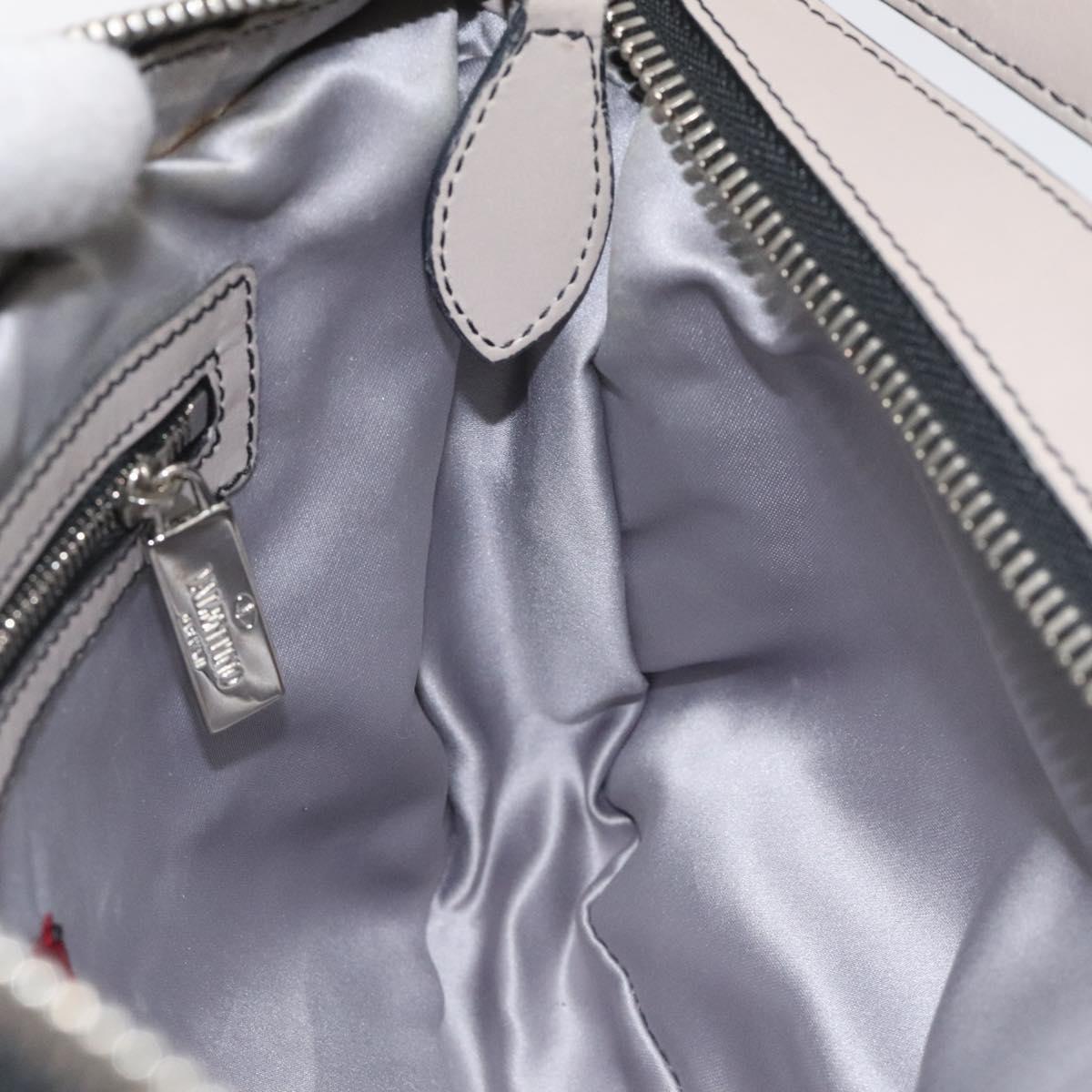 Valentino Garavani Grey Leather Shoulder Bag (Pre-Owned)