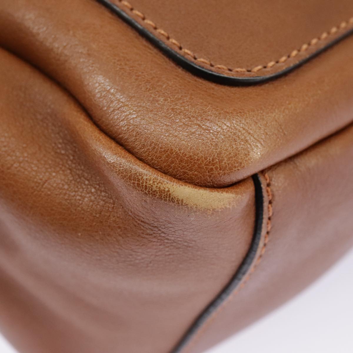 Chloé Indy Brown Leather Shoulder Bag (Pre-Owned)