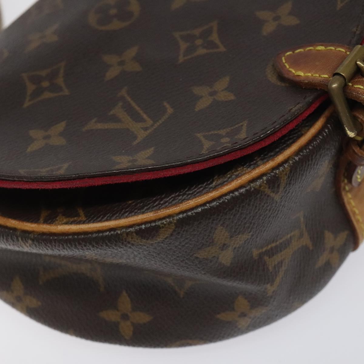 Louis Vuitton Tambourin Brown Canvas Shoulder Bag (Pre-Owned)