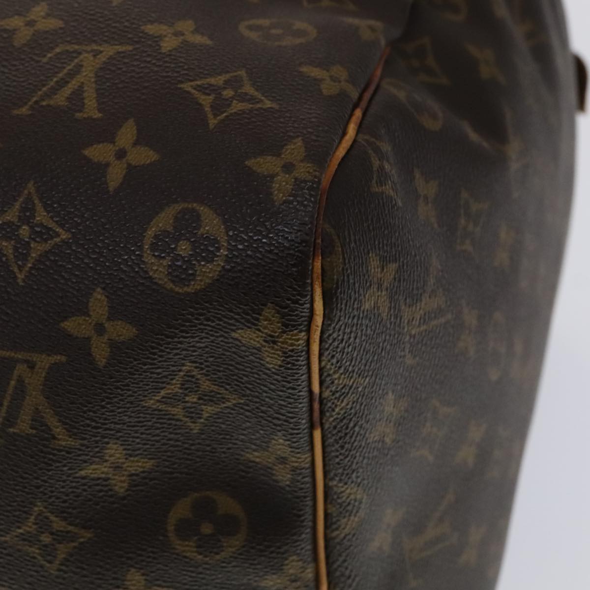 Louis Vuitton Keepall 60 Brown Canvas Travel Bag (Pre-Owned)