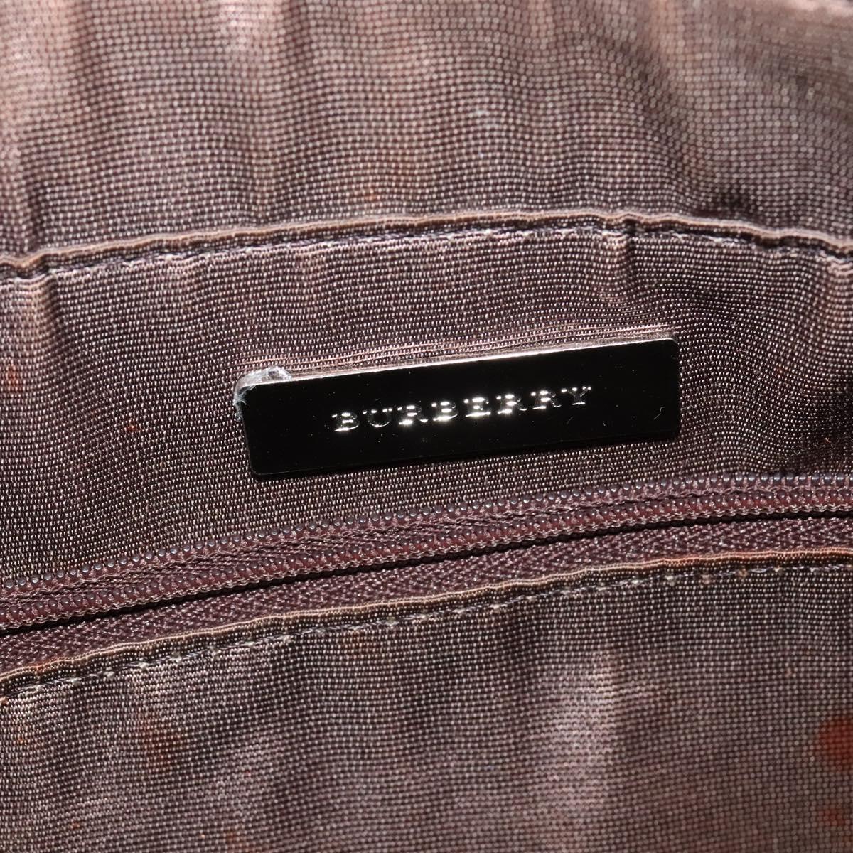 Burberry Nova Check Beige Canvas Shoulder Bag (Pre-Owned)
